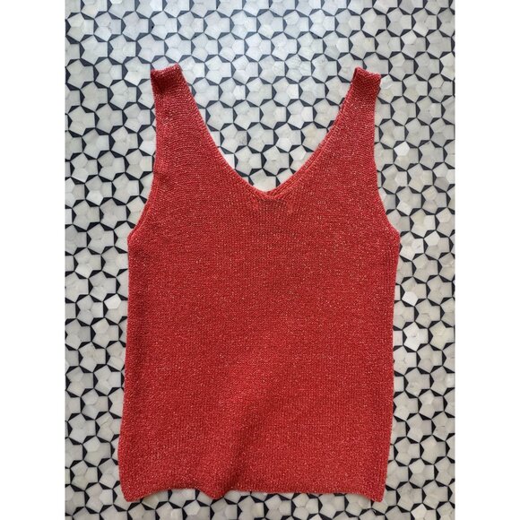 L’Atelier de Mila Paris Metallic Knit Tank – Made in Italy  – Size M - Picture 3 of 8